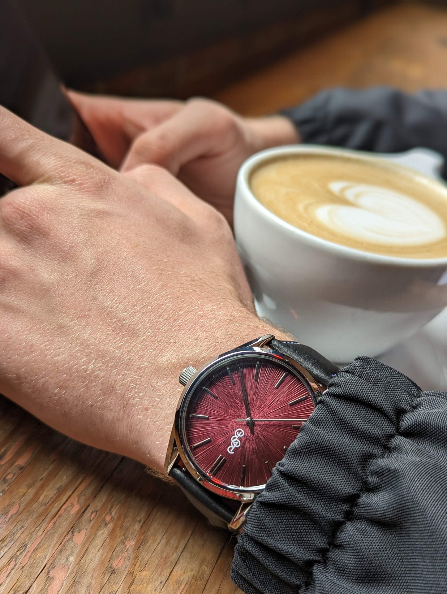 Burgundy Sunburst Watch - The Beyond Boring Watch Company - Flyclothing LLC