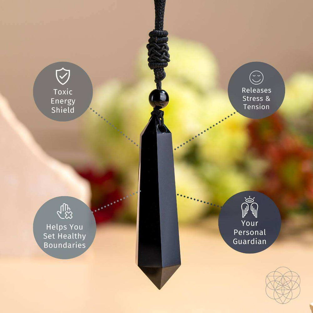The Black Obsidian Talisman of Protection - Conscious Items - Flyclothing LLC