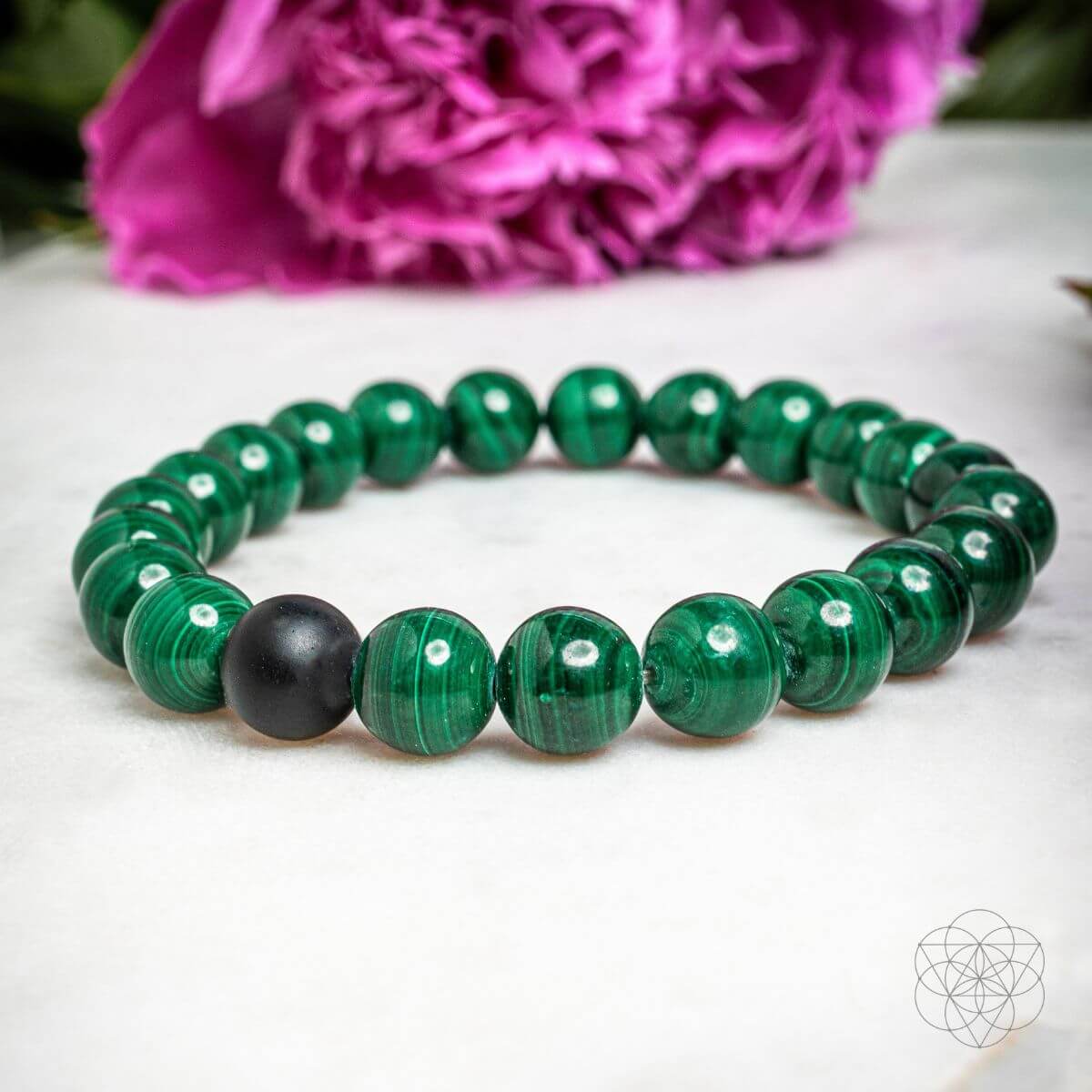 Steady Mind - Malachite & Onyx Double Bracelet - Conscious Items - Flyclothing LLC
