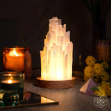 The Cleanse-All Selenite Lamp - 2 Pounds of Healing Power - Conscious Items