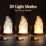 The Cleanse-All Selenite Lamp - 2 Pounds of Healing Power - Conscious Items