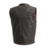 The Cut Men's Motorcycle Leather Vest, Multiple Color Options - First Manufacturing Company - Flyclothing LLC