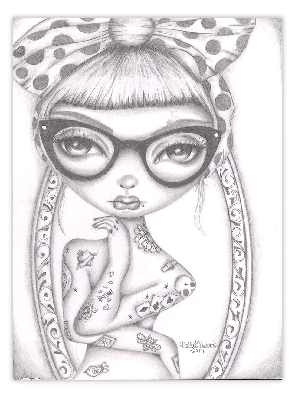 Black Market Art Company The Life Of A Pin Up Print