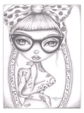 Black Market Art Company The Life Of A Pin Up Print