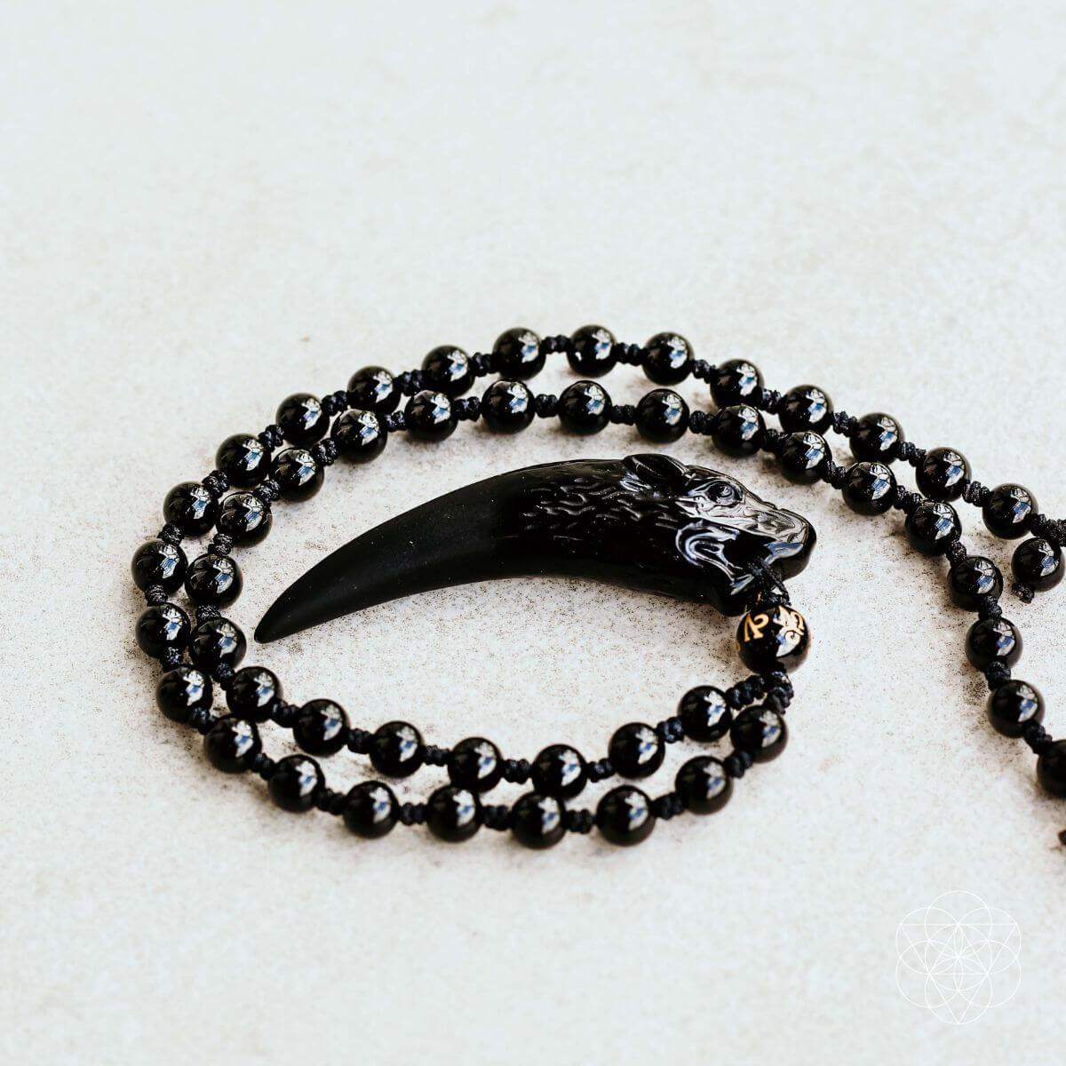 The Obsidian Wolf Pendant - Conscious Items - Flyclothing LLC