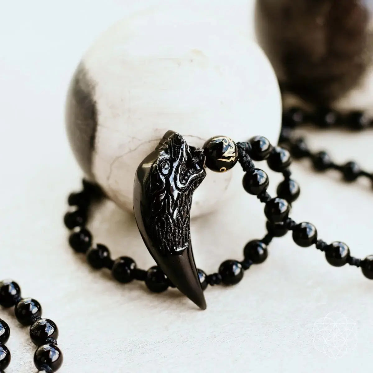 The Obsidian Wolf Pendant - Conscious Items - Flyclothing LLC