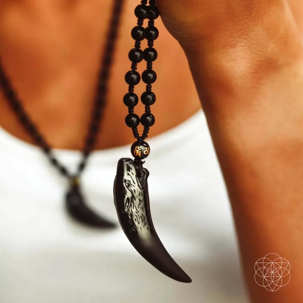 The Obsidian Wolf Pendant - Conscious Items - Flyclothing LLC