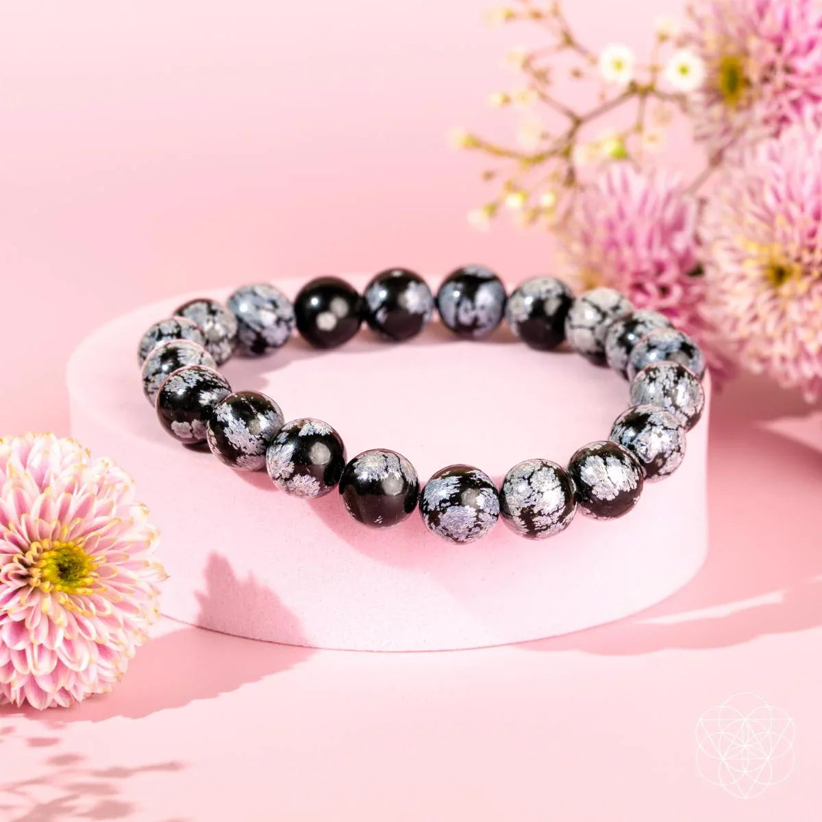 The Pattern Breaker – Snowflake Obsidian Bracelet - Conscious Items - Flyclothing LLC