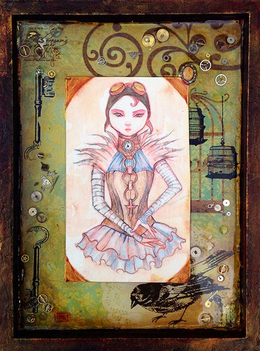 Black Market Art Company The Timekeepers Daughter Print