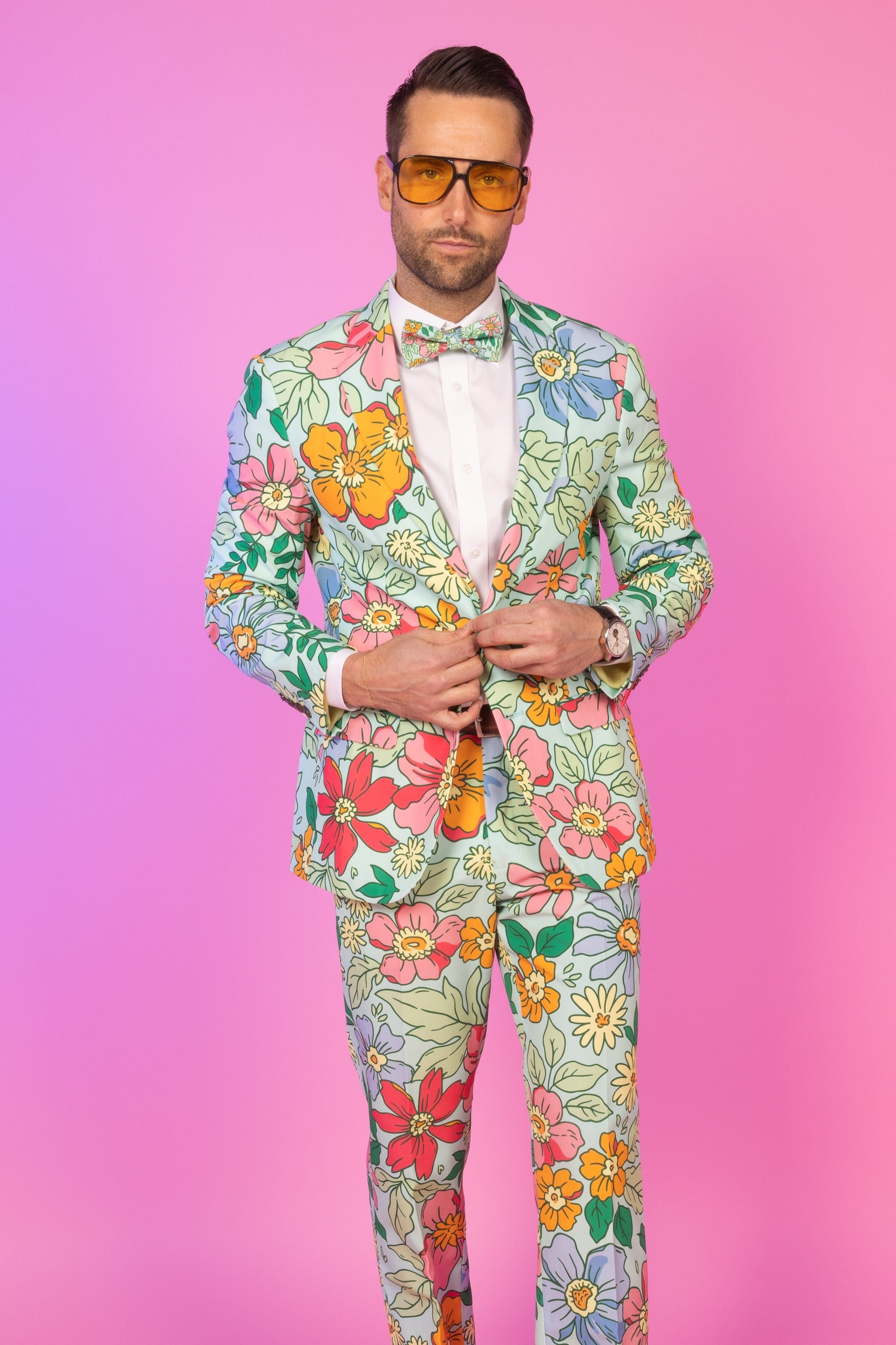 The Garden Party | Floral Derby Suit - Shinesty
