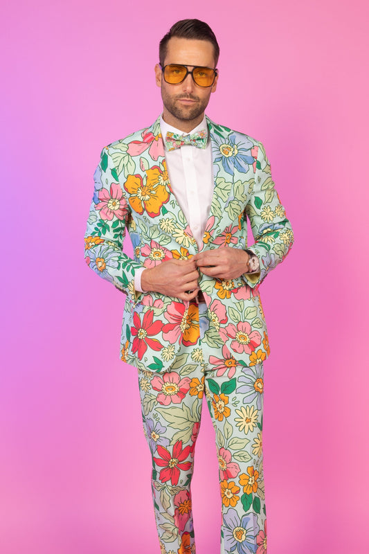 The Garden Party | Floral Derby Suit - Shinesty