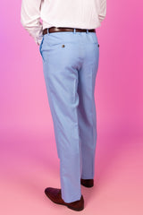 The Stratosphere | Powder Blue Suit Pants - Shinesty