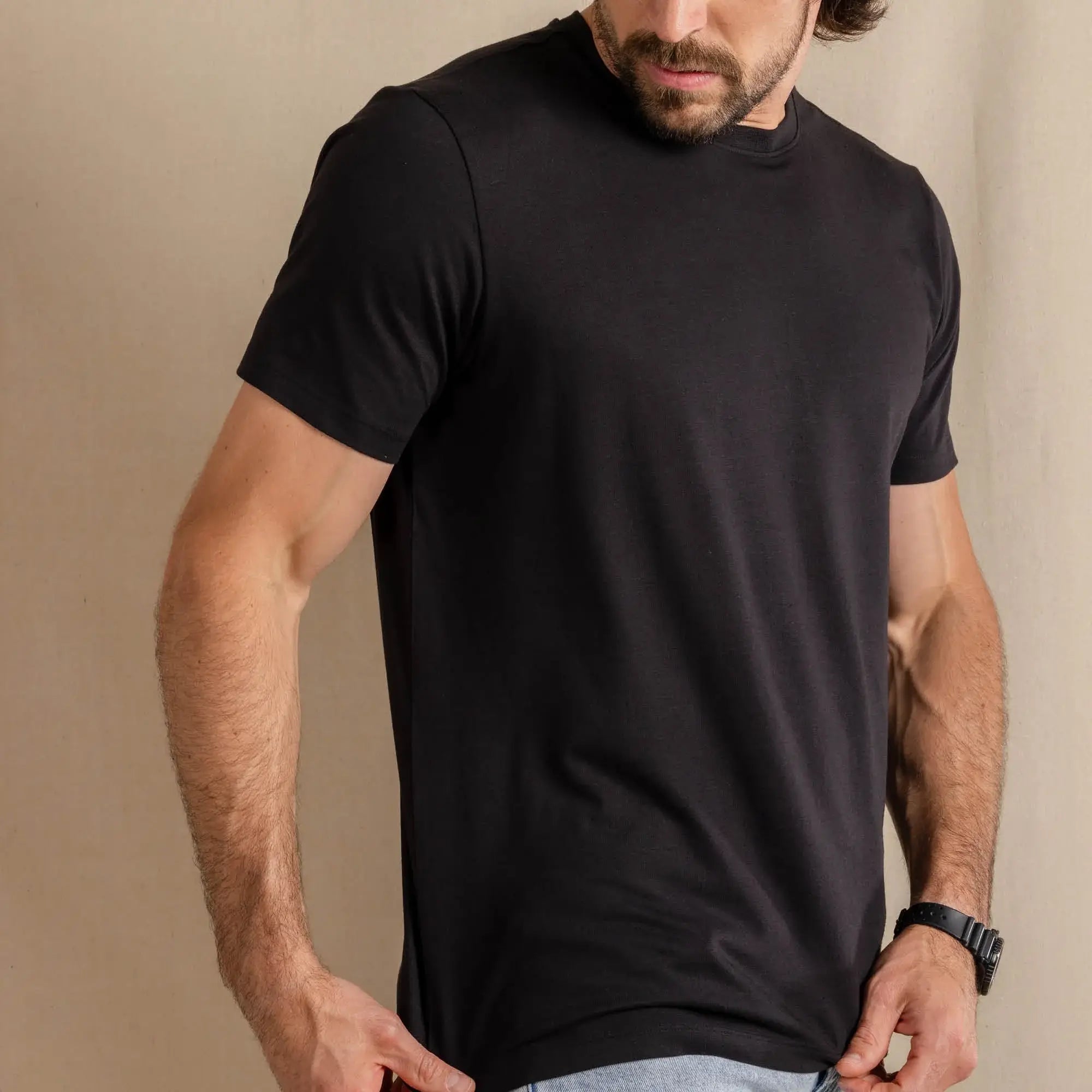 The Threat Level Midnight | Black Everyman™ T Shirt - Shinesty - Flyclothing LLC