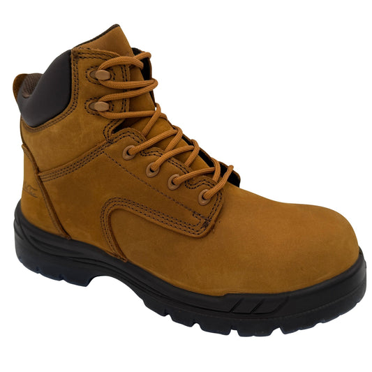 AdTec Diego Men's 6" Brown Work Boot [Comp Toe, WP, PR, EH]