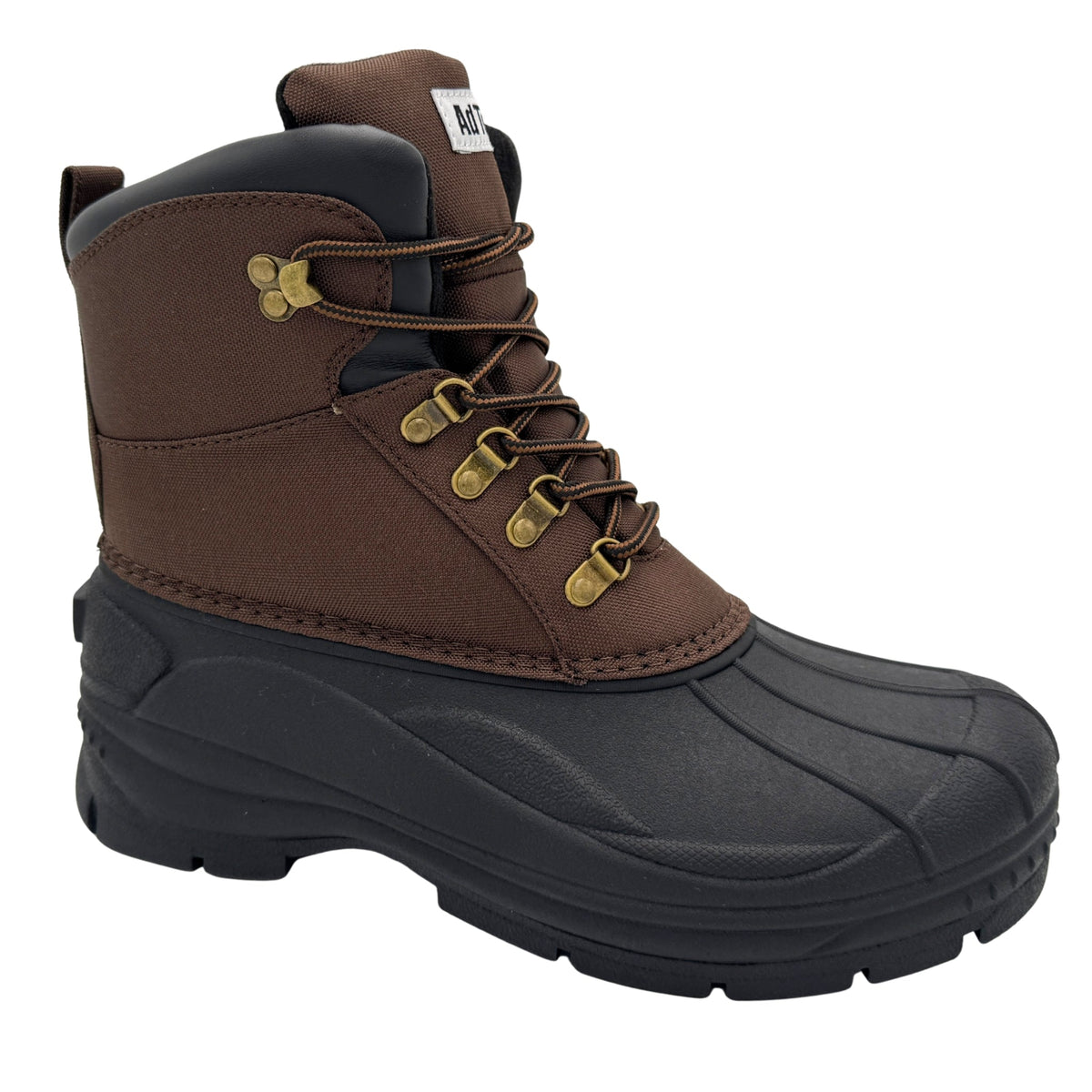 AdTec Arctic Men's 6 Inch Nylon Snow Boot Brown - Adtec - Flyclothing LLC