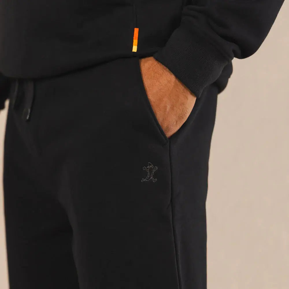 The Threat Level Midnight | Black Sexy Terry™ Men’s Lounge Joggers - Shinesty - Flyclothing LLC