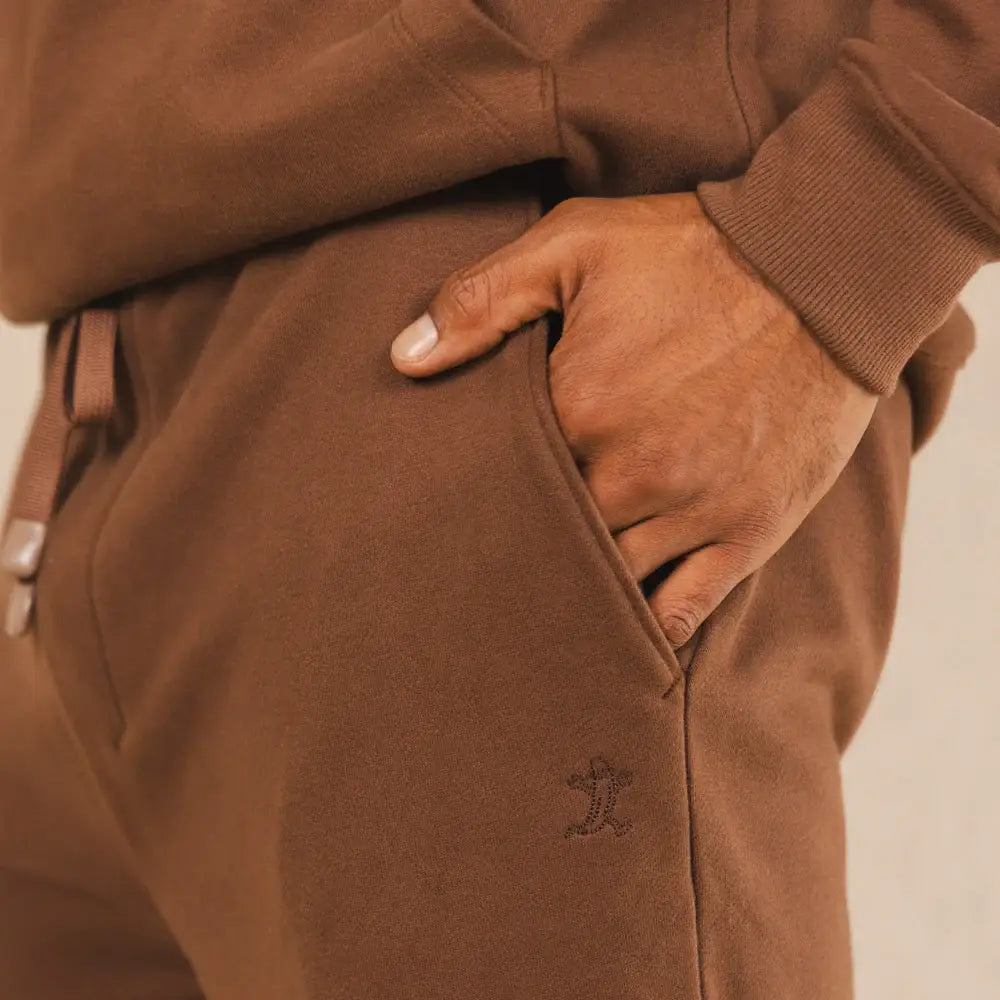 The Mustang | Brown Sexy Terry™ Men’s Lounge Joggers - Shinesty - Flyclothing LLC