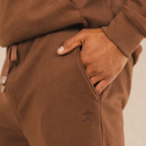 The Mustang | Brown Sexy Terry™ Men’s Lounge Joggers - Shinesty - Flyclothing LLC