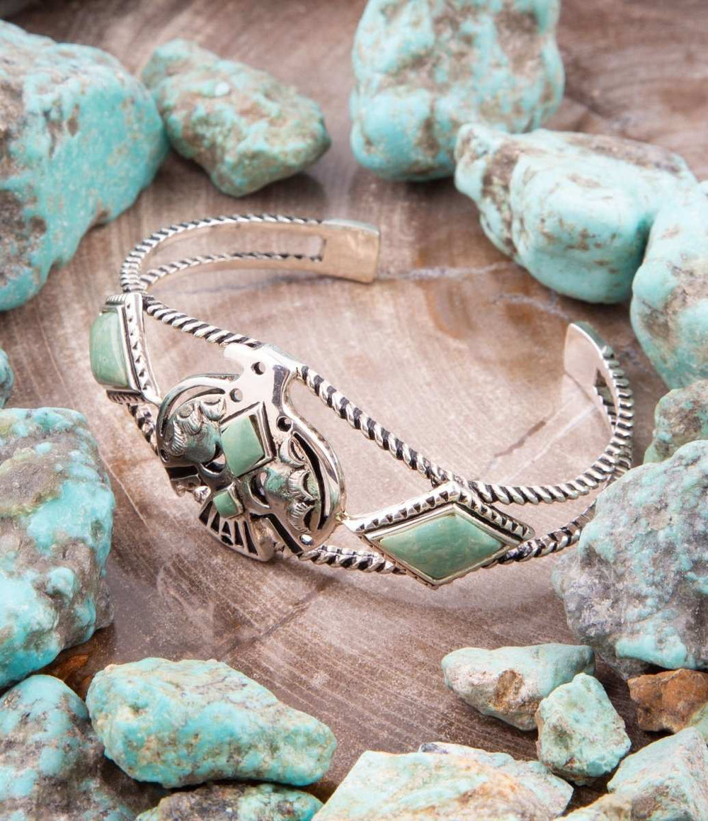 Thunderbird Sterling Silver Bracelet - Barse Jewelry - Flyclothing LLC