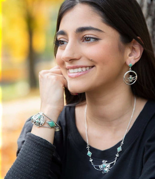 Thunderbird Sterling Silver Bracelet - Barse Jewelry - Flyclothing LLC