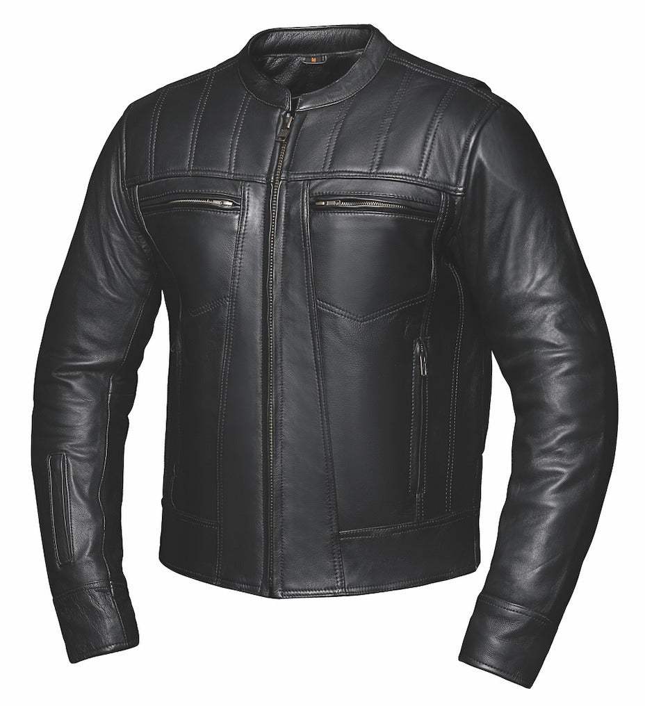 Thunderhead - Men's Ultra Leather Motorcycle Jacket - Unik Just for Bikers - Flyclothing LLC