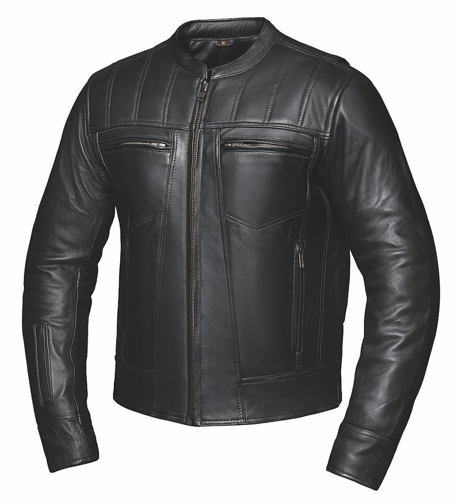 Thunderhead - Men's Ultra Leather Motorcycle Jacket - Unik Just for Bikers - Flyclothing LLC