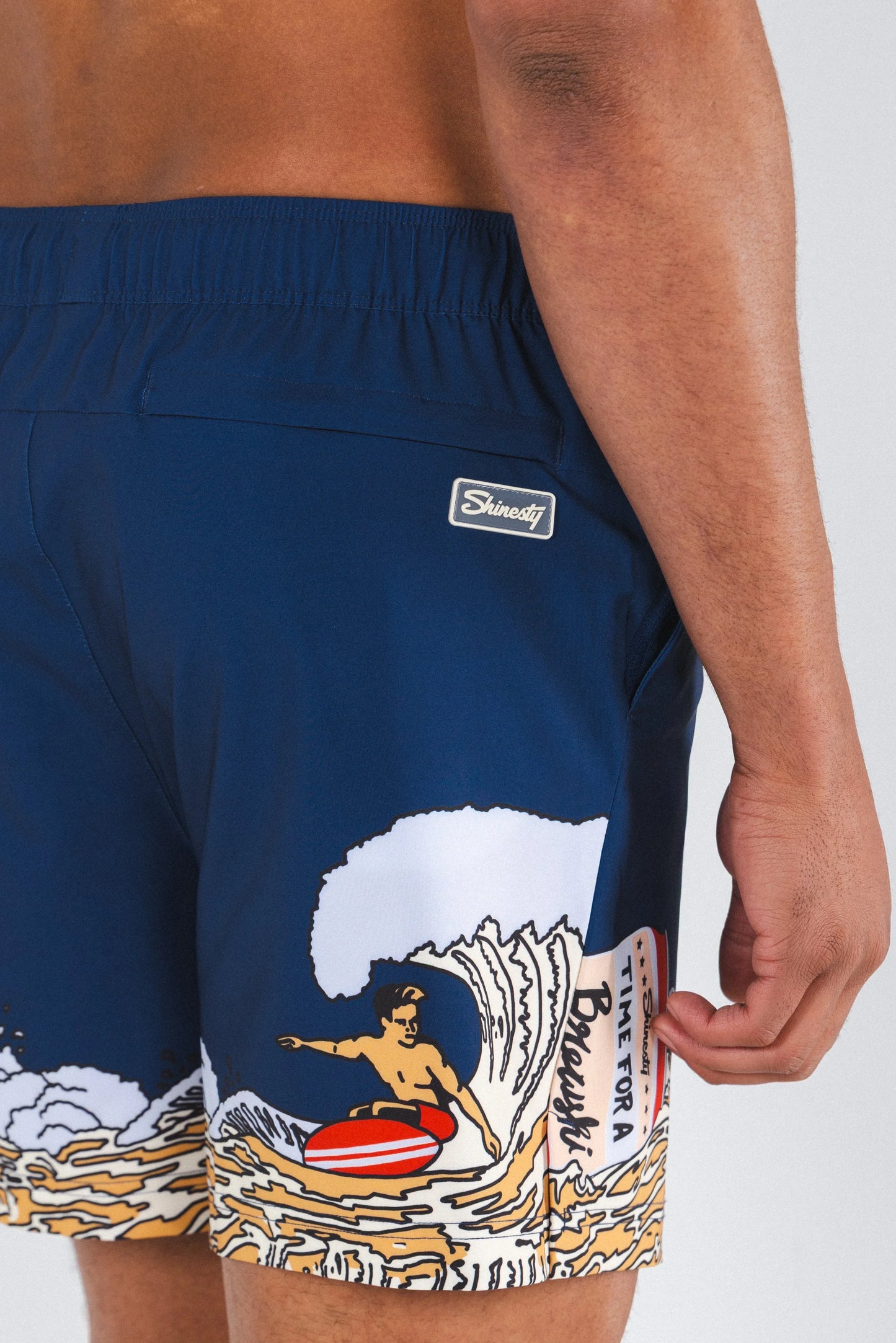 The Tidal Lager | Beer Surfer Ball Hammock® Pouch 5" Swim Trunks - Shinesty - Flyclothing LLC