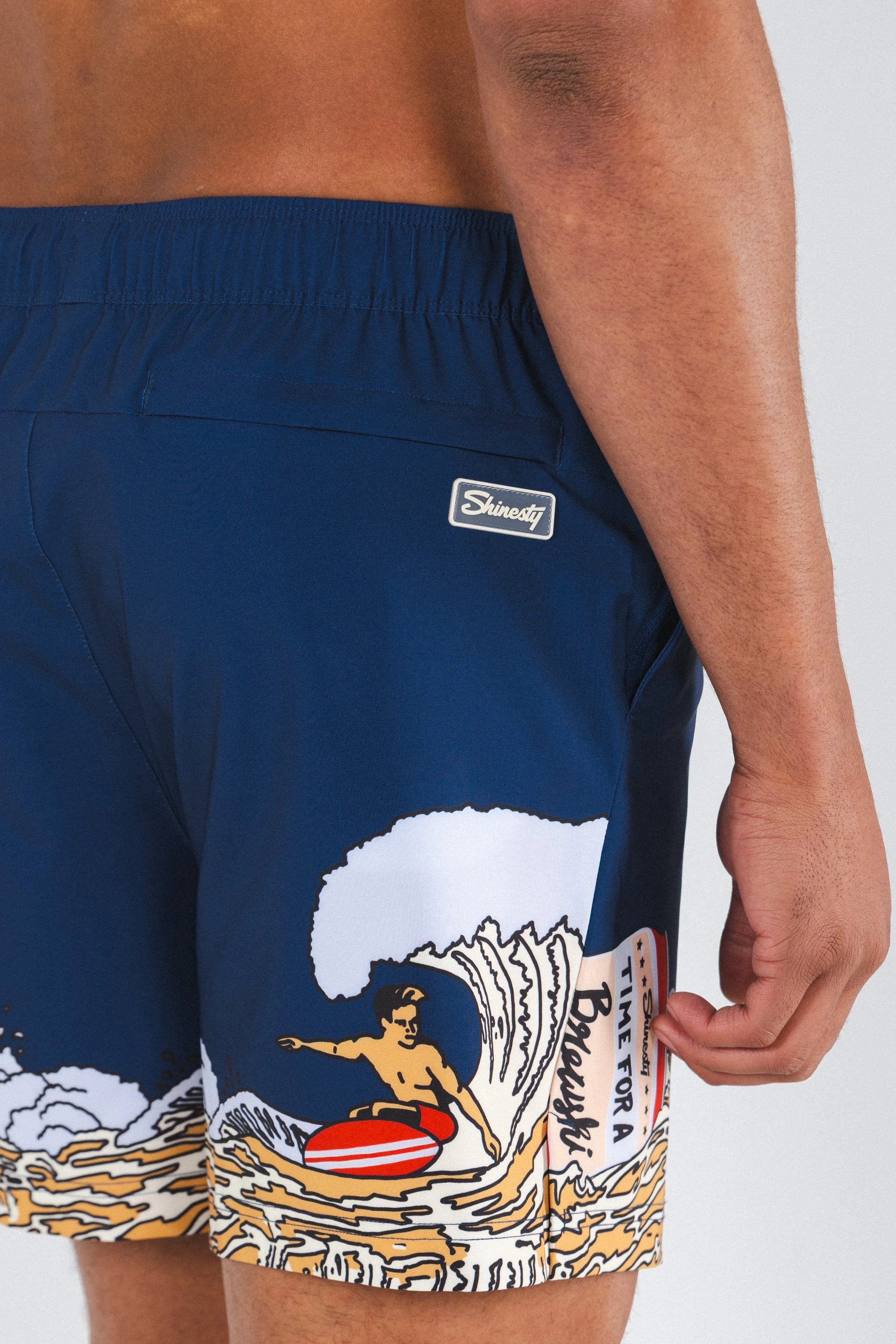 The Tidal Lager | Beer Surfer Ball Hammock® Pouch 5" Swim Trunks - Shinesty - Flyclothing LLC