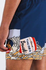 The Tidal Lager | Beer Surfer Ball Hammock® Pouch 5" Swim Trunks - Shinesty - Flyclothing LLC