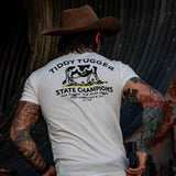 Tiddy Tugger State Champions Men's T-Shirt - DIRTY COWBOY USA - Flyclothing LLC