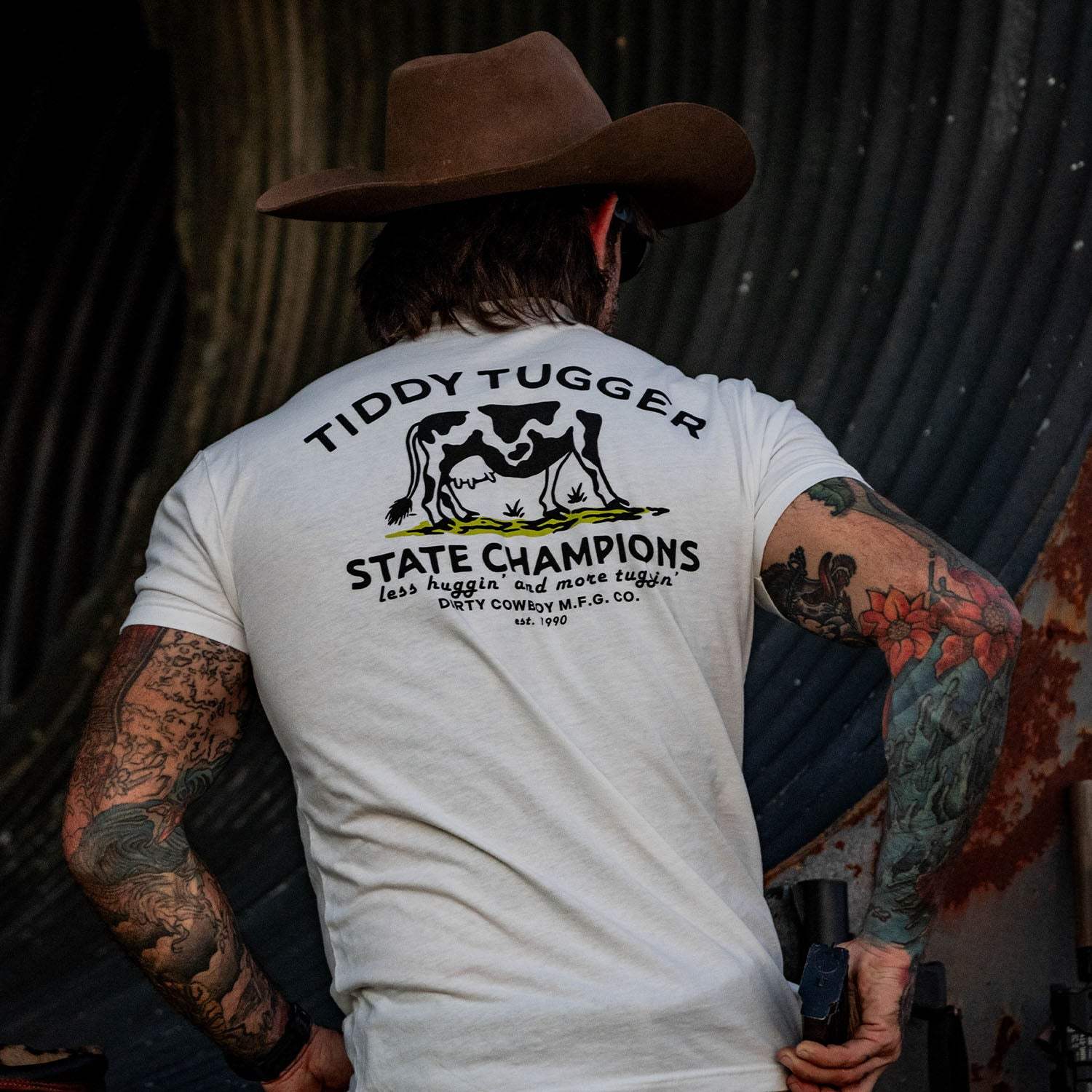 Tiddy Tugger State Champions Men's T-Shirt - DIRTY COWBOY USA - Flyclothing LLC