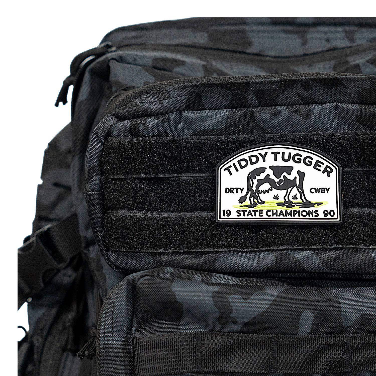 State Champions Tiddy Tugger PVC Velcro Patch - DIRTY COWBOY USA - Flyclothing LLC