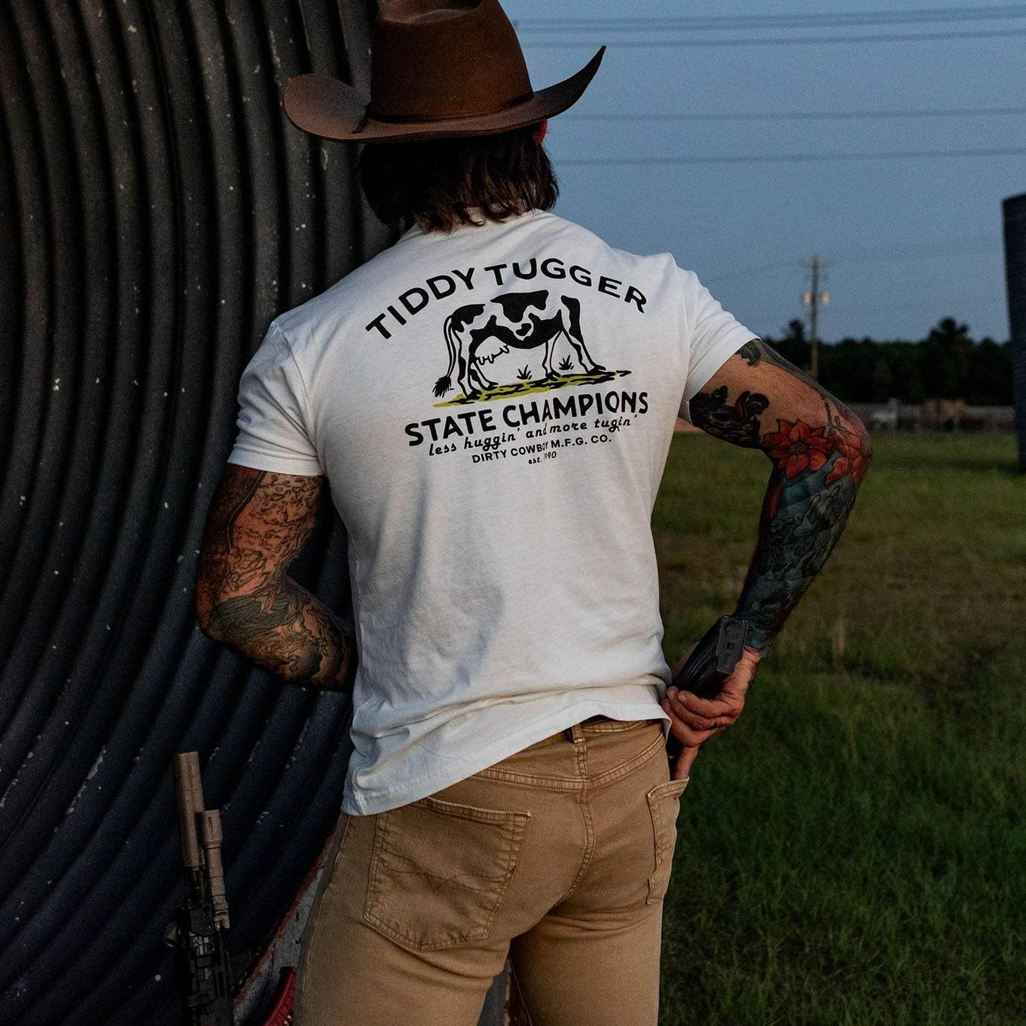 Tiddy Tugger State Champions Men's T-Shirt - DIRTY COWBOY USA - Flyclothing LLC