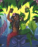 Black Market Art Company Tiki Tear Aways Print