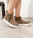 Tina Sneakers in Taupe - Naughty Monkey - Flyclothing LLC