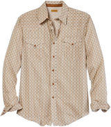 Tin Haul Mens Aztec All Over Print Long Sleeve Snap Western Shirt - Tin Haul - Flyclothing LLC