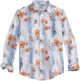 Tin Haul Mens Vintage Tripical Long Sleeve Snap Western Shirt - Tin Haul - Flyclothing LLC