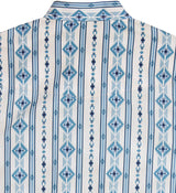 Tin Haul Mens Retro Aztec Stripe Long Sleeve Snap Western Shirt - Tin Haul - Flyclothing LLC