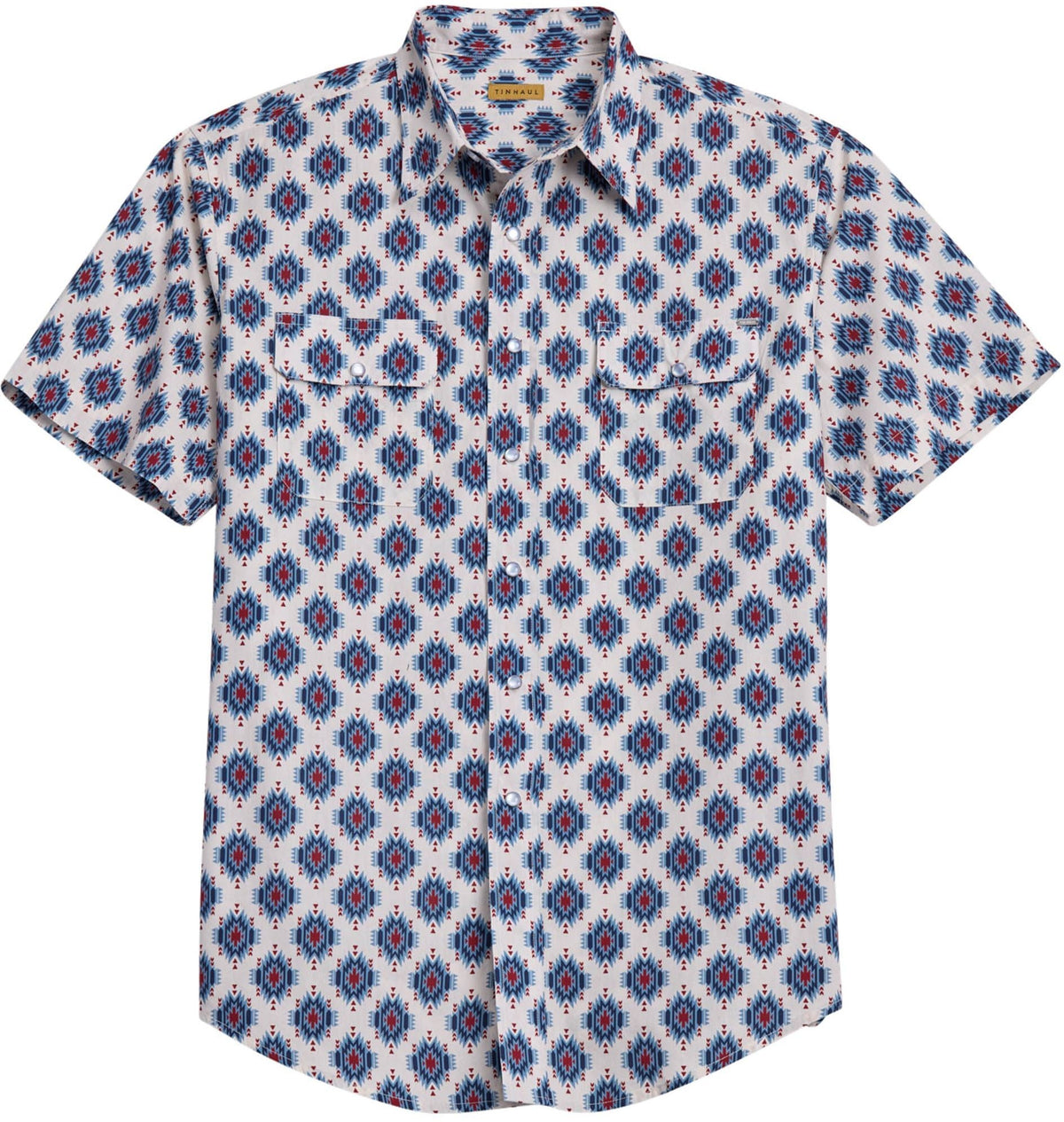 Tin Haul Mens Aztecs Short Sleeve Snap Shirt - Tin Haul - Flyclothing LLC