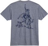 Tin Haul Unisex Bull Rider Full Short Sleeve Shirt - Tin Haul - Flyclothing LLC