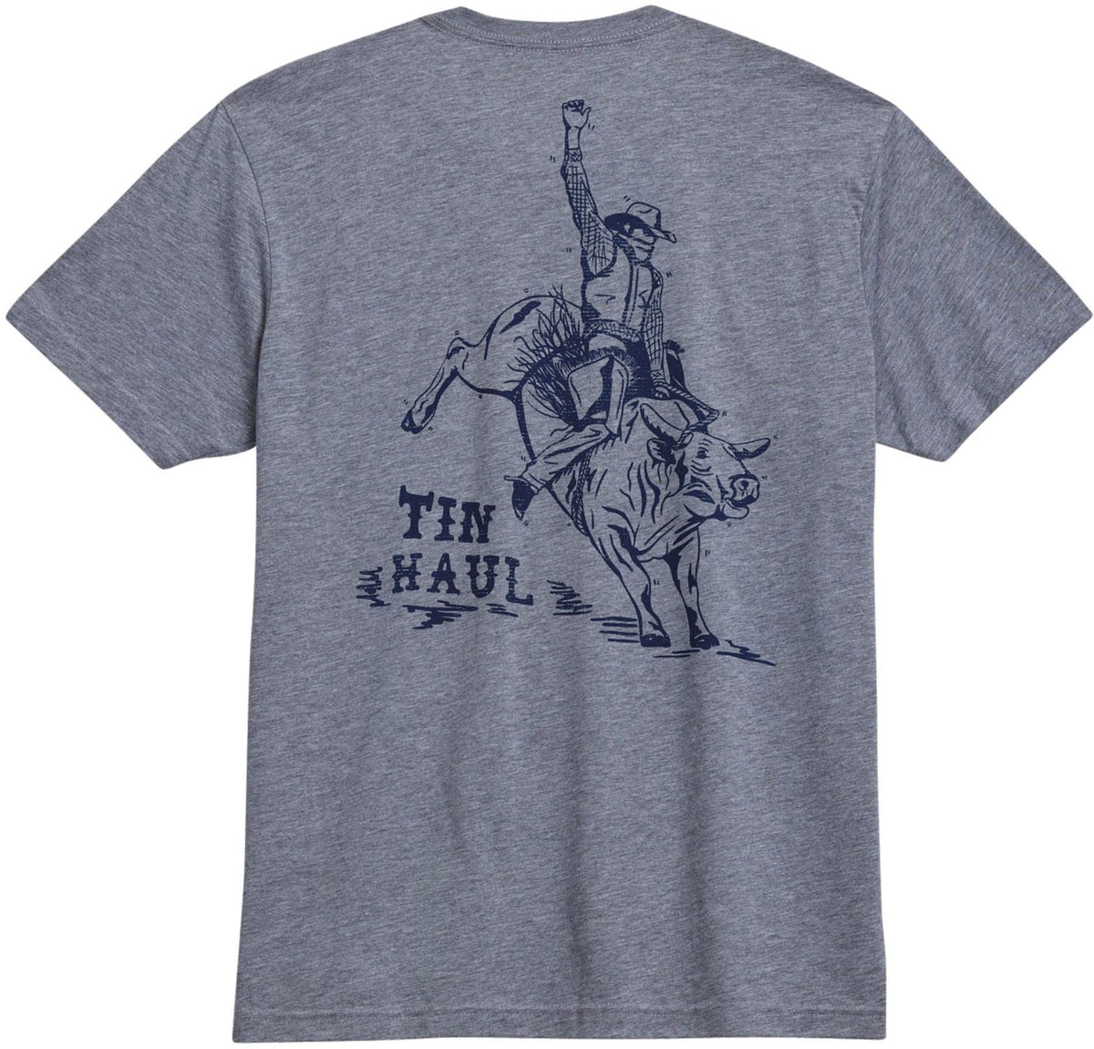 Tin Haul Unisex Bull Rider Full Short Sleeve Shirt - Tin Haul - Flyclothing LLC