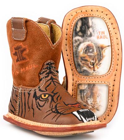 Tin Haul Girls Wild Tiger Boots - Tin Haul - Flyclothing LLC