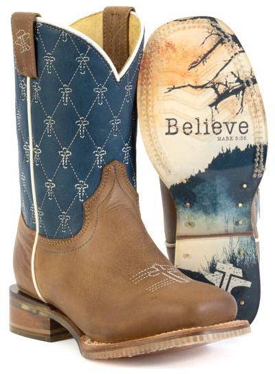 Tin Haul Boys Criss Cross Cross Boots