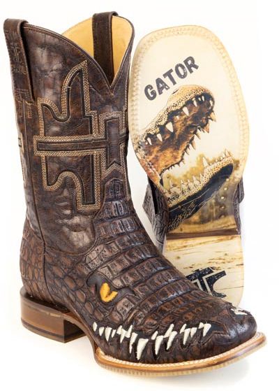 Tin Haul Mens Al O'gator Boots - Tin Haul - Flyclothing LLC