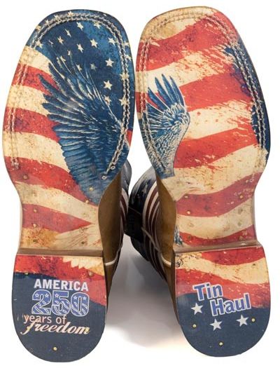 Tin Haul Mens Usa 1776 To 2026 Boots