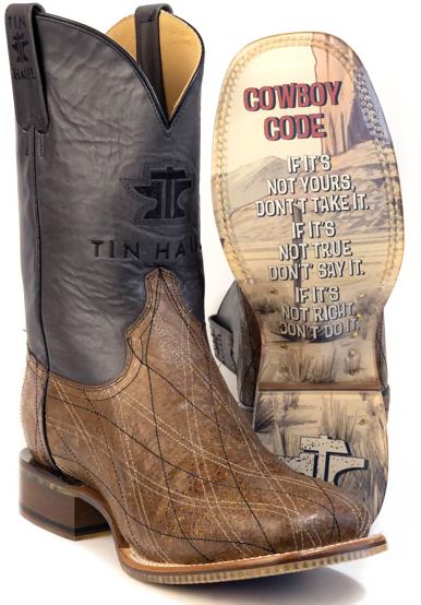 Tin Haul Mens Criss-crossed Boots