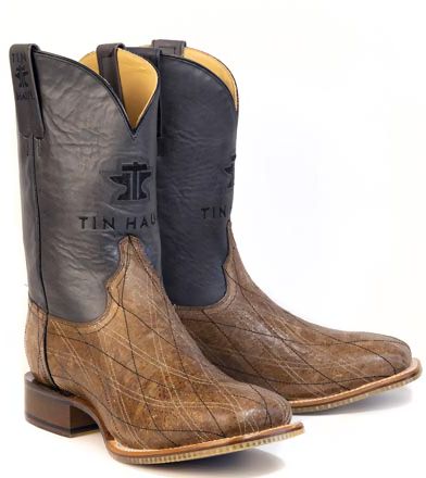 Tin Haul Mens Criss-crossed Boots