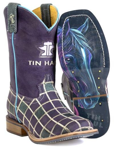 Tin Haul Girls Patches Boots