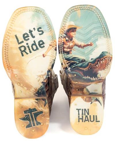 Tin Haul Boys Al O' Gator Boots - Tin Haul - Flyclothing LLC
