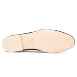 16-672-GRY Tippa Suede & Calfskin Penny Loafers Grey - Zelli Italia - Flyclothing LLC